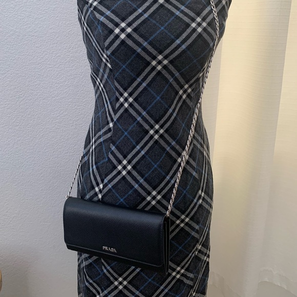 ❤️❤️SOLD❤️❤️PRADA saffiano wallet on chain crossbody/clutch bag - Picture 11 of 13